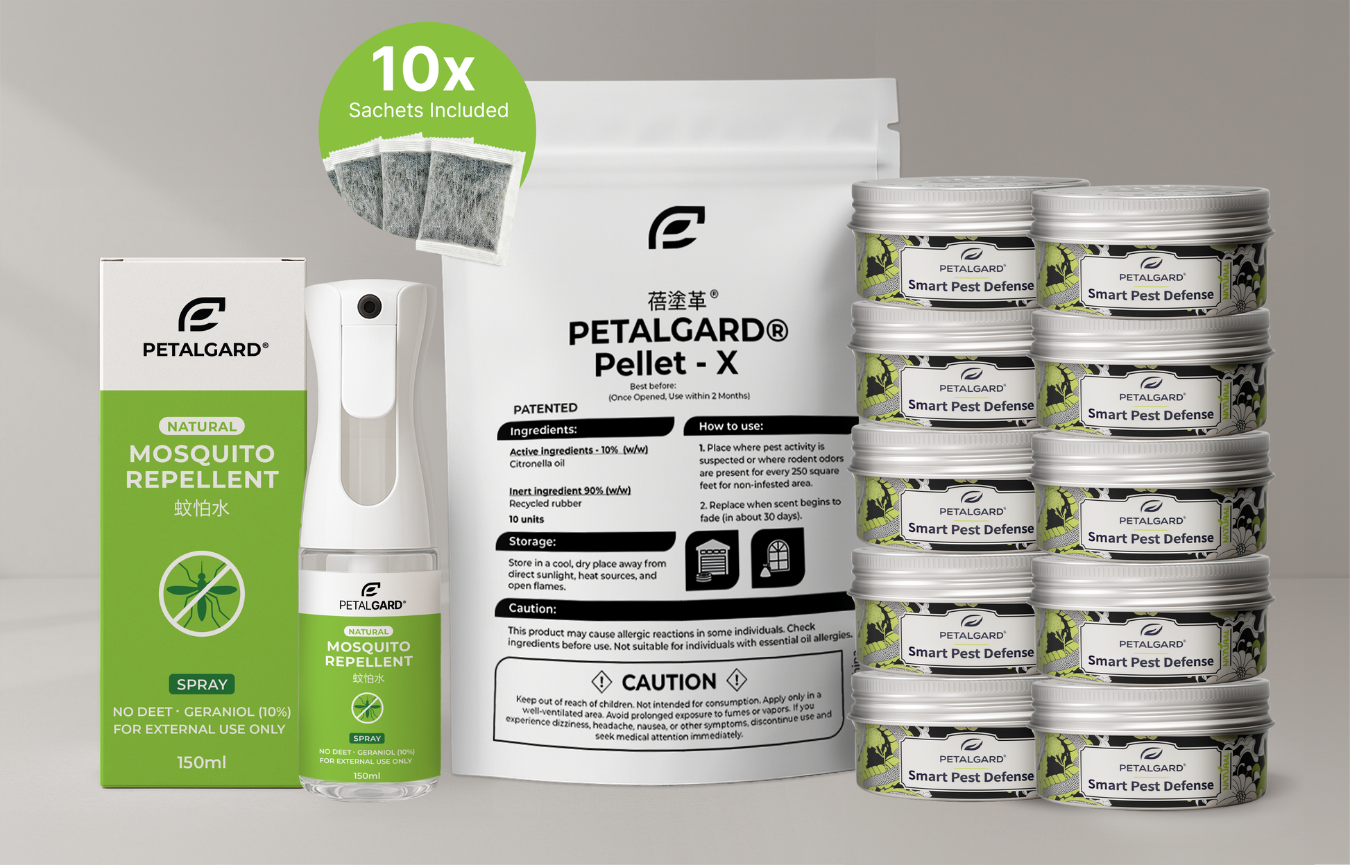 PetalGard® - Award-Winning Green Pest Business Kit  (Up to 10 months Protection)