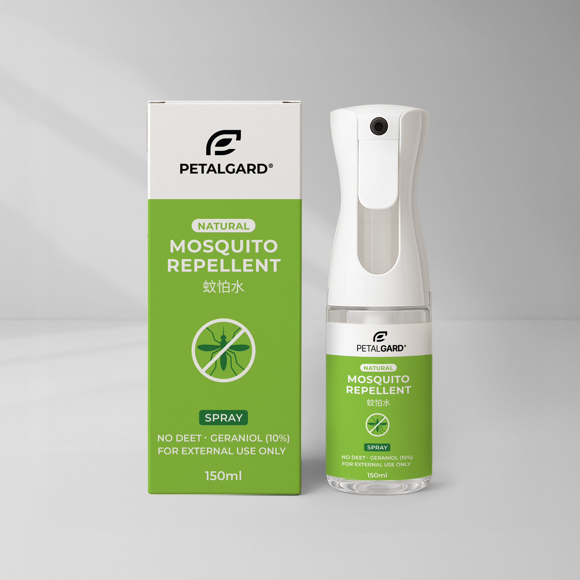 PetalGard® - Mosquito Spray 150ml (3-5 hours)
